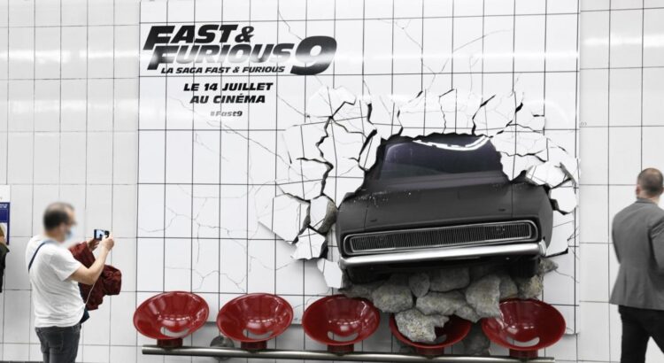 Fast & Furious 9 défonce les murs du métro parisien pour sa sortie