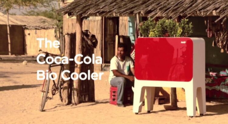Coca-Cola présente son frigo.