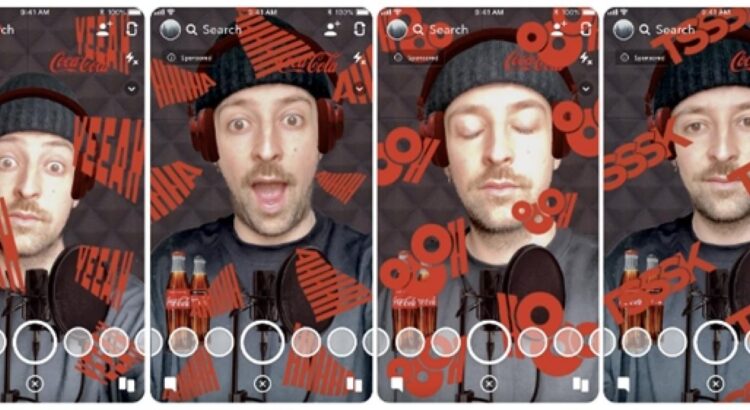 Coca-Cola et Snapchat créent une Beatbox en réalité augmentée à partager sur Spotlight