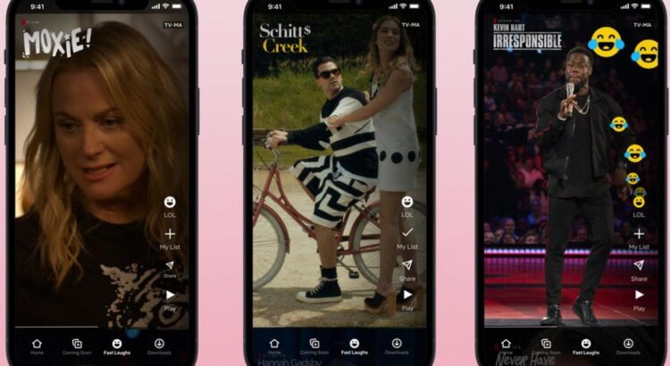 Netflix lance « Pour Rire », une nouvelle plateforme qui fait bien penser à TikTok