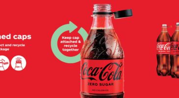 Coca-Cola fixe les bouchons à ses bouteilles pour protéger l'environnement