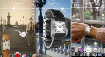 Snapchat célèbre une montre mythique de Cartier grâce à la réalité augmentée